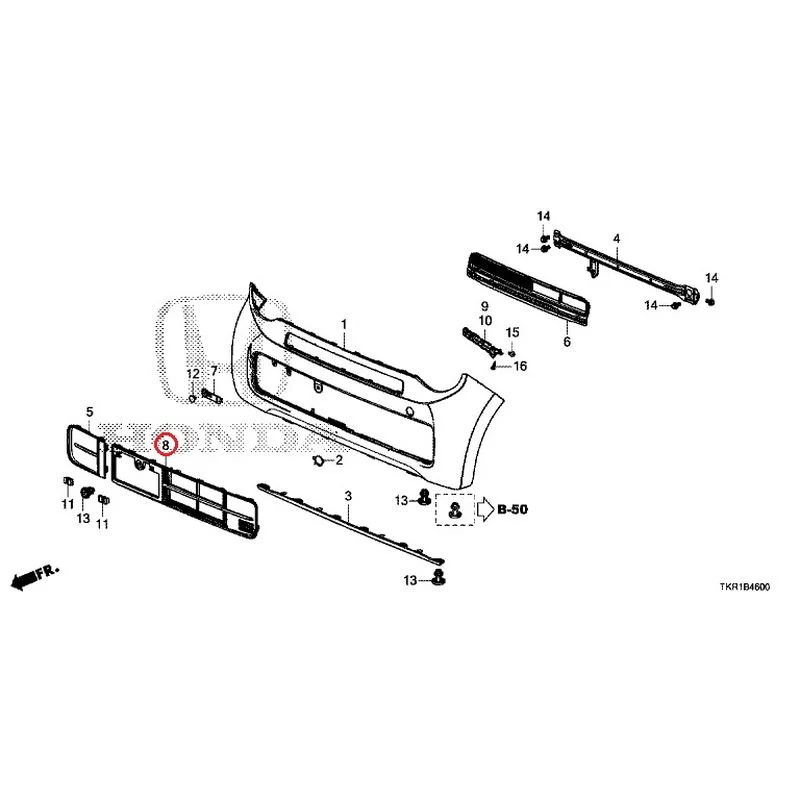 [NEW] JDM HONDA N-WGN JH3 2023 Front Bumper (1) GENUINE OEM - Image 19
