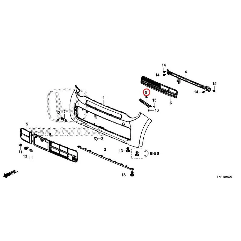 [NEW] JDM HONDA N-WGN JH3 2023 Front Bumper (1) GENUINE OEM - Image 20