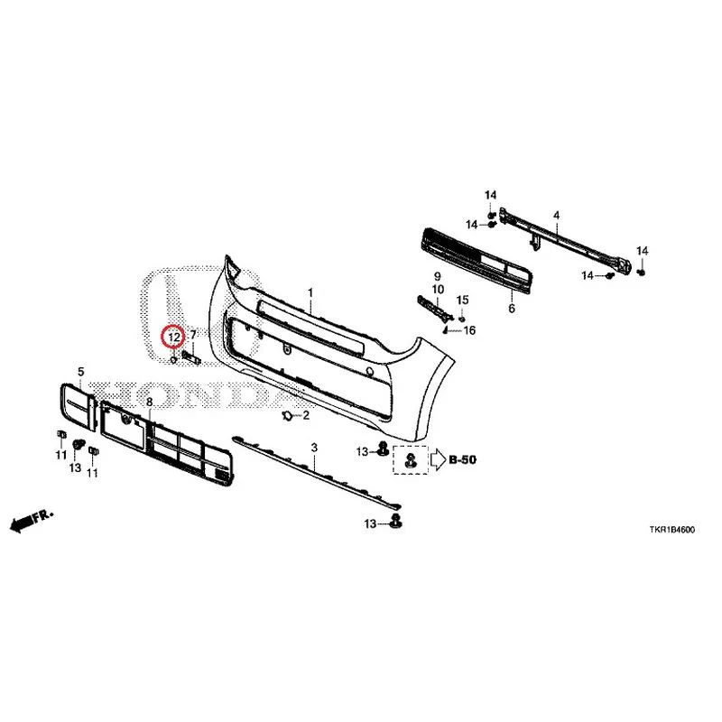 [NEW] JDM HONDA N-WGN JH3 2023 Front Bumper (1) GENUINE OEM - Image 23