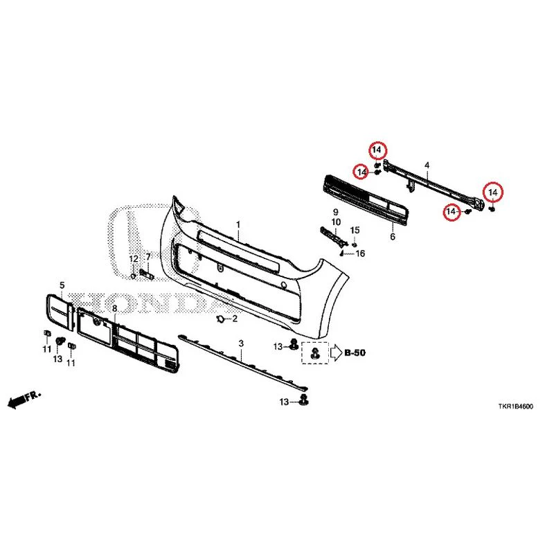 [NEW] JDM HONDA N-WGN JH3 2023 Front Bumper (1) GENUINE OEM - Image 25