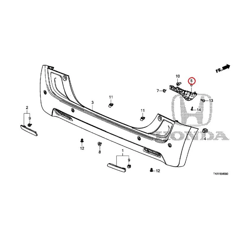 [NEW] JDM HONDA N-WGN JH3 2023 Rear Bumper (1) GENUINE OEM - Image 10