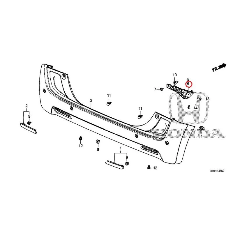 [NEW] JDM HONDA N-WGN JH3 2023 Rear Bumper (1) GENUINE OEM - Image 11