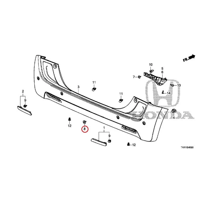 [NEW] JDM HONDA N-WGN JH3 2023 Rear Bumper (1) GENUINE OEM - Image 13