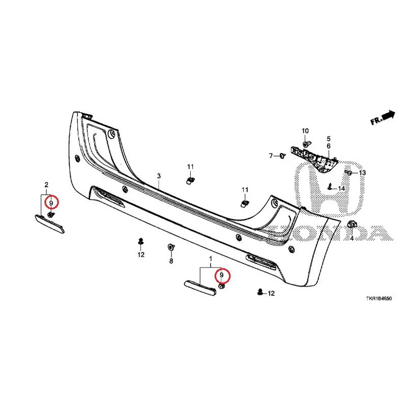 [NEW] JDM HONDA N-WGN JH3 2023 Rear Bumper (1) GENUINE OEM - Image 14