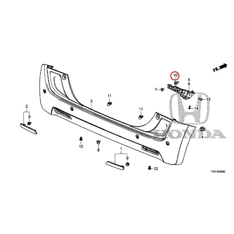 [NEW] JDM HONDA N-WGN JH3 2023 Rear Bumper (1) GENUINE OEM - Image 15