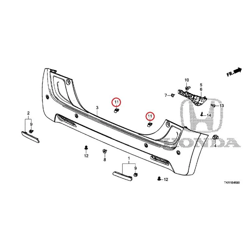 [NEW] JDM HONDA N-WGN JH3 2023 Rear Bumper (1) GENUINE OEM - Image 16