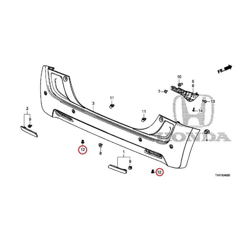 [NEW] JDM HONDA N-WGN JH3 2023 Rear Bumper (1) GENUINE OEM - Image 17