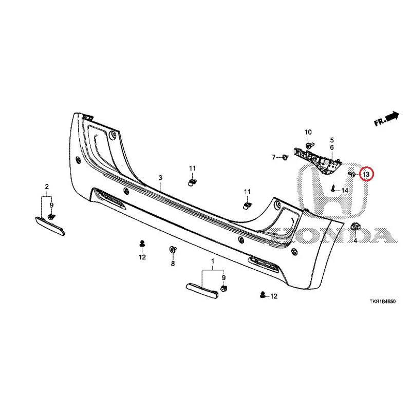 [NEW] JDM HONDA N-WGN JH3 2023 Rear Bumper (1) GENUINE OEM - Image 18