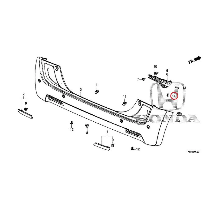 [NEW] JDM HONDA N-WGN JH3 2023 Rear Bumper (1) GENUINE OEM - Image 19