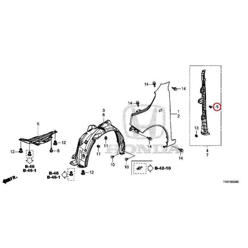 [NEW] JDM HONDA N-WGN JH3 2023 Front Fenders GENUINE OEM - Image 10
