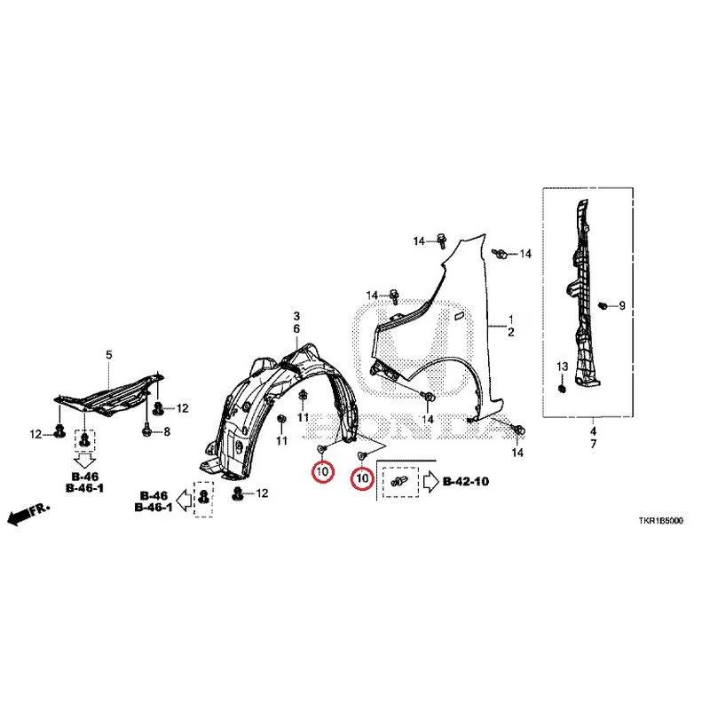 [NEW] JDM HONDA N-WGN JH3 2023 Front Fenders GENUINE OEM - Image 11