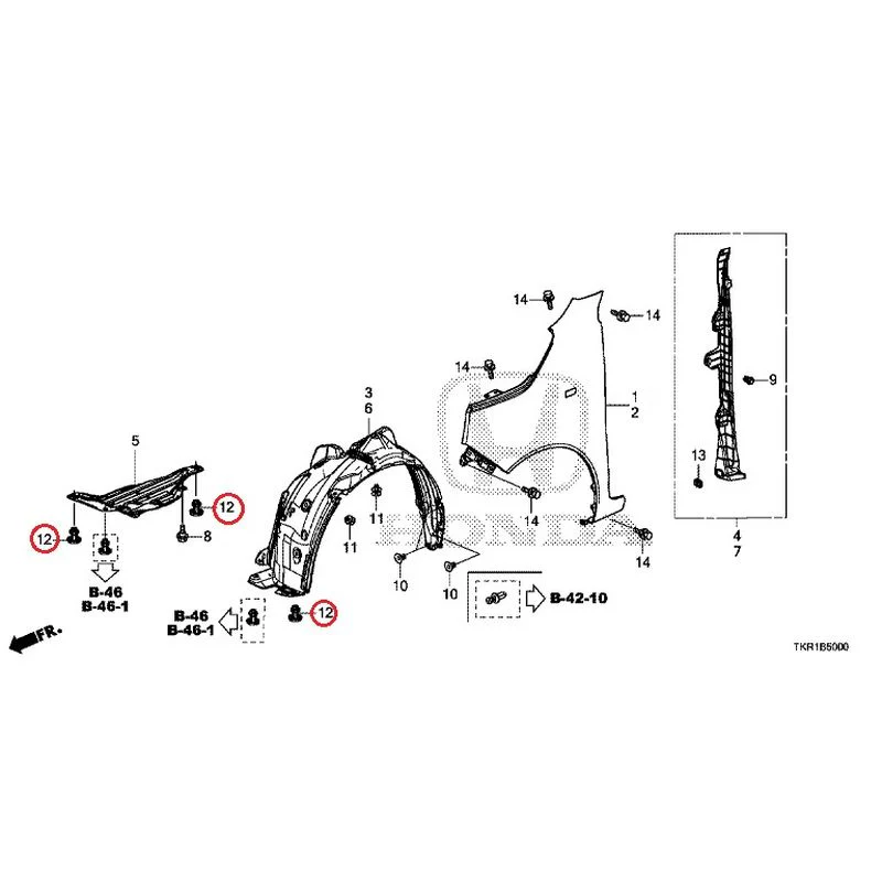 [NEW] JDM HONDA N-WGN JH3 2023 Front Fenders GENUINE OEM - Image 13