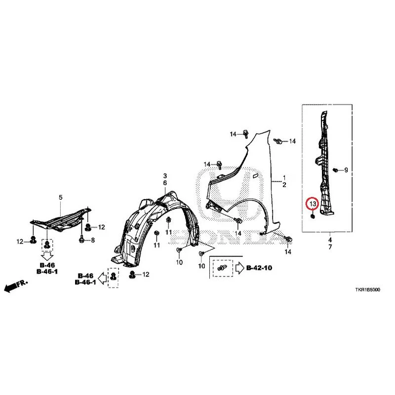 [NEW] JDM HONDA N-WGN JH3 2023 Front Fenders GENUINE OEM - Image 14