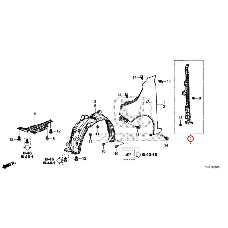 [NEW] JDM HONDA N-WGN JH3 2023 Front Fenders GENUINE OEM - Image 5