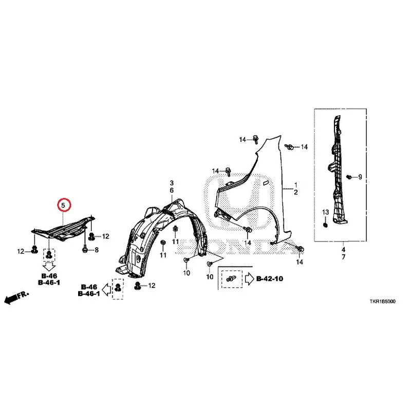 [NEW] JDM HONDA N-WGN JH3 2023 Front Fenders GENUINE OEM - Image 6