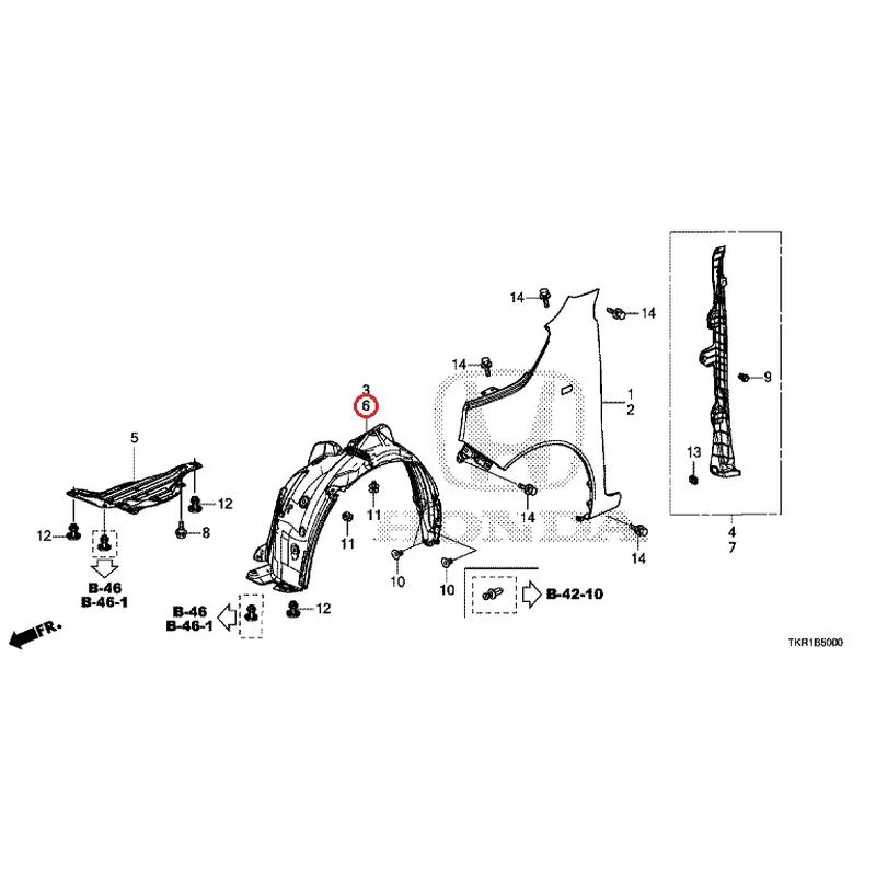 [NEW] JDM HONDA N-WGN JH3 2023 Front Fenders GENUINE OEM - Image 7