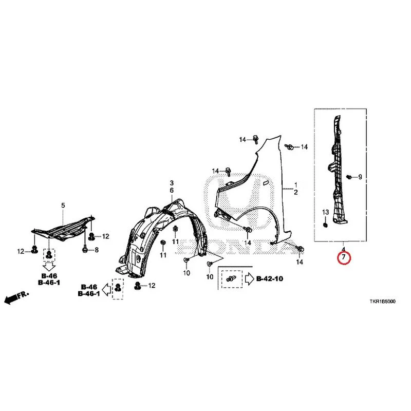 [NEW] JDM HONDA N-WGN JH3 2023 Front Fenders GENUINE OEM - Image 8