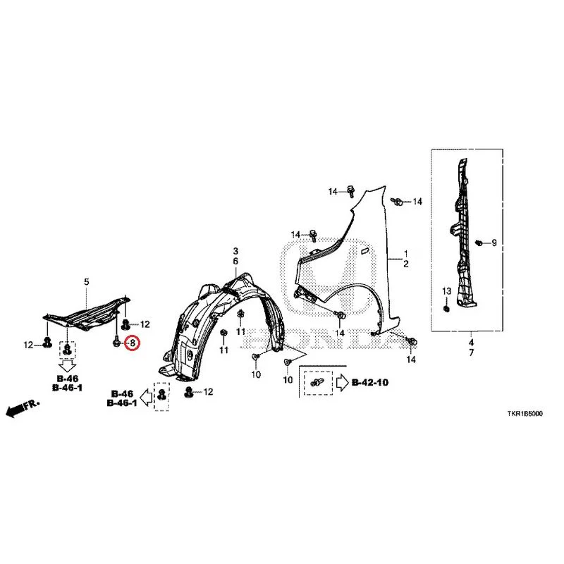 [NEW] JDM HONDA N-WGN JH3 2023 Front Fenders GENUINE OEM - Image 9