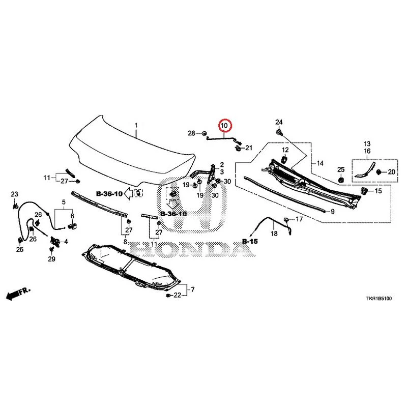 [NEW] JDM HONDA N-WGN JH3 2023 Hood GENUINE OEM - Image 10