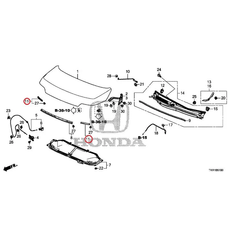 [NEW] JDM HONDA N-WGN JH3 2023 Hood GENUINE OEM - Image 11