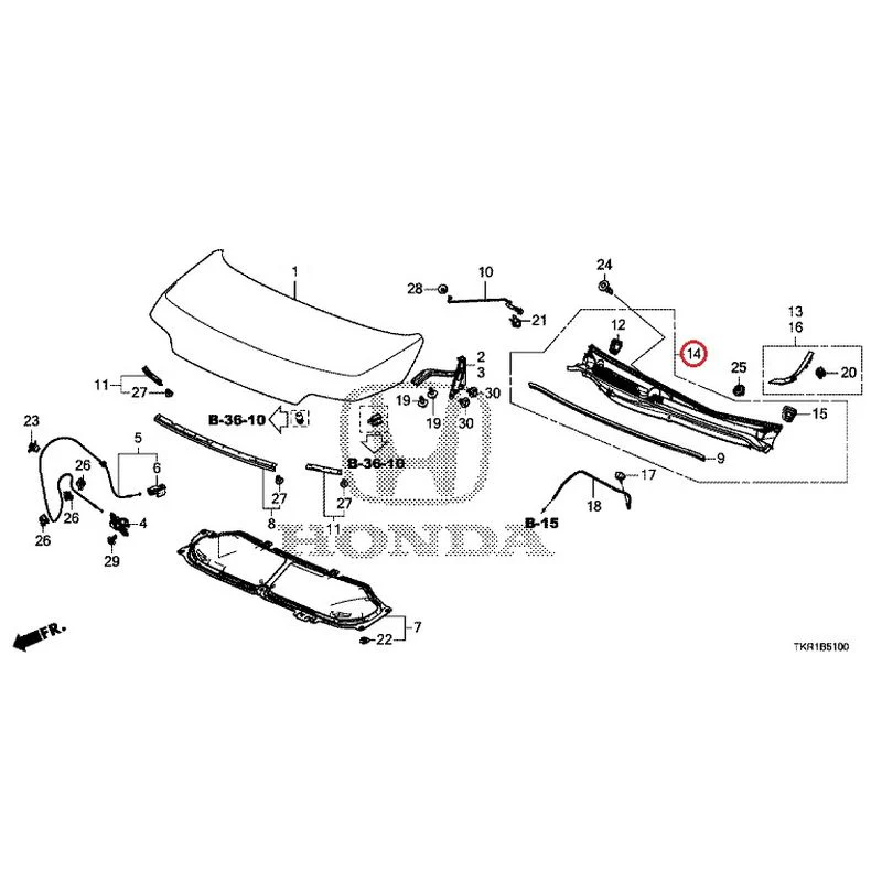 [NEW] JDM HONDA N-WGN JH3 2023 Hood GENUINE OEM - Image 14