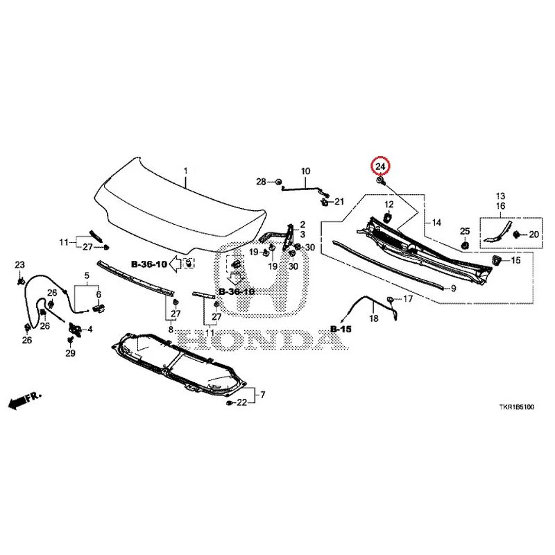 [NEW] JDM HONDA N-WGN JH3 2023 Hood GENUINE OEM - Image 23