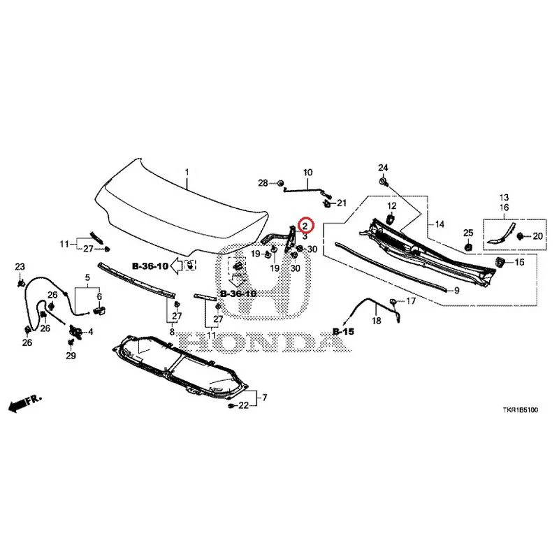 [NEW] JDM HONDA N-WGN JH3 2023 Hood GENUINE OEM - Image 3