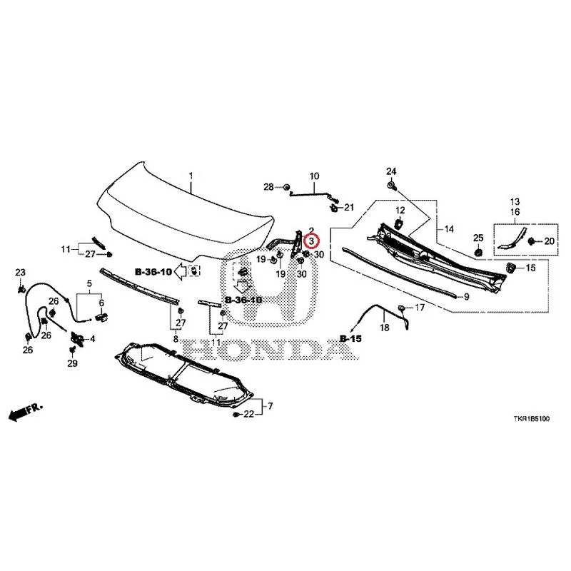 [NEW] JDM HONDA N-WGN JH3 2023 Hood GENUINE OEM - Image 4