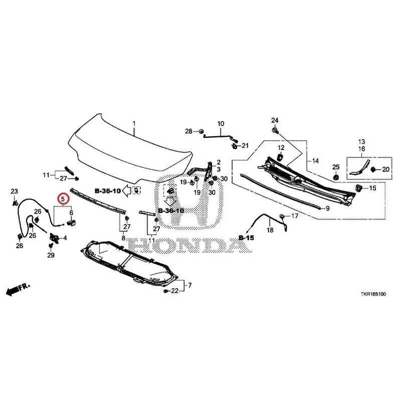[NEW] JDM HONDA N-WGN JH3 2023 Hood GENUINE OEM - Image 6