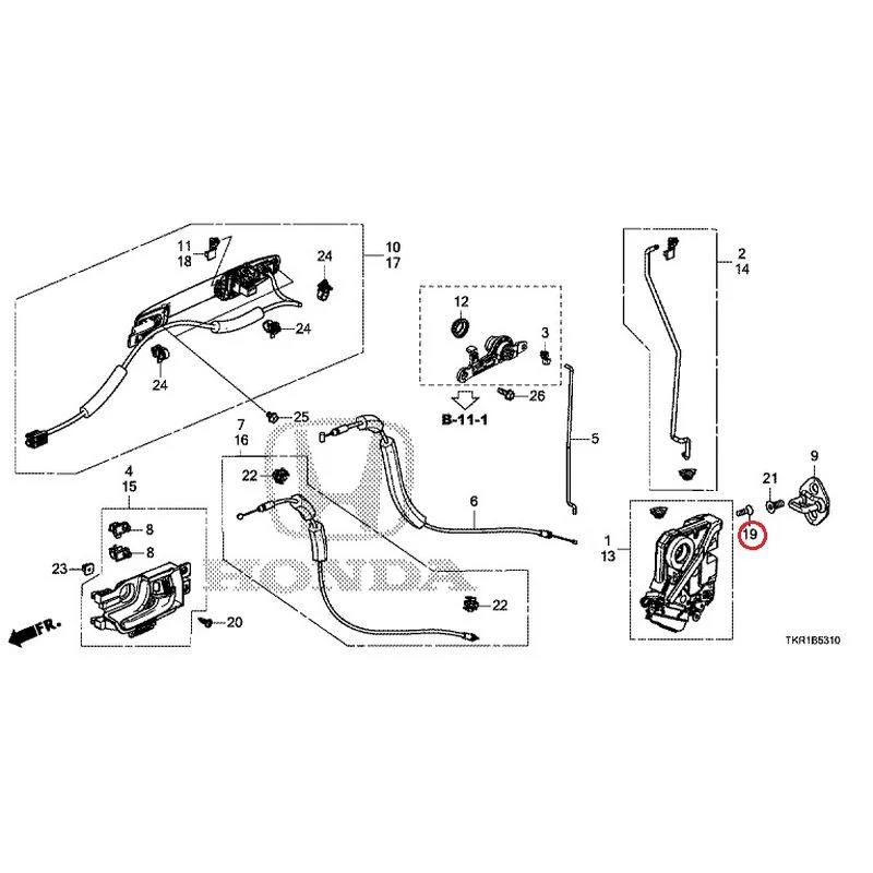 [NEW] JDM HONDA N-WGN JH3 2023 Front Door Locks/Outer Handles GENUINE OEM - Image 31