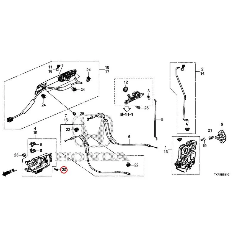[NEW] JDM HONDA N-WGN JH3 2023 Front Door Locks/Outer Handles GENUINE OEM - Image 32