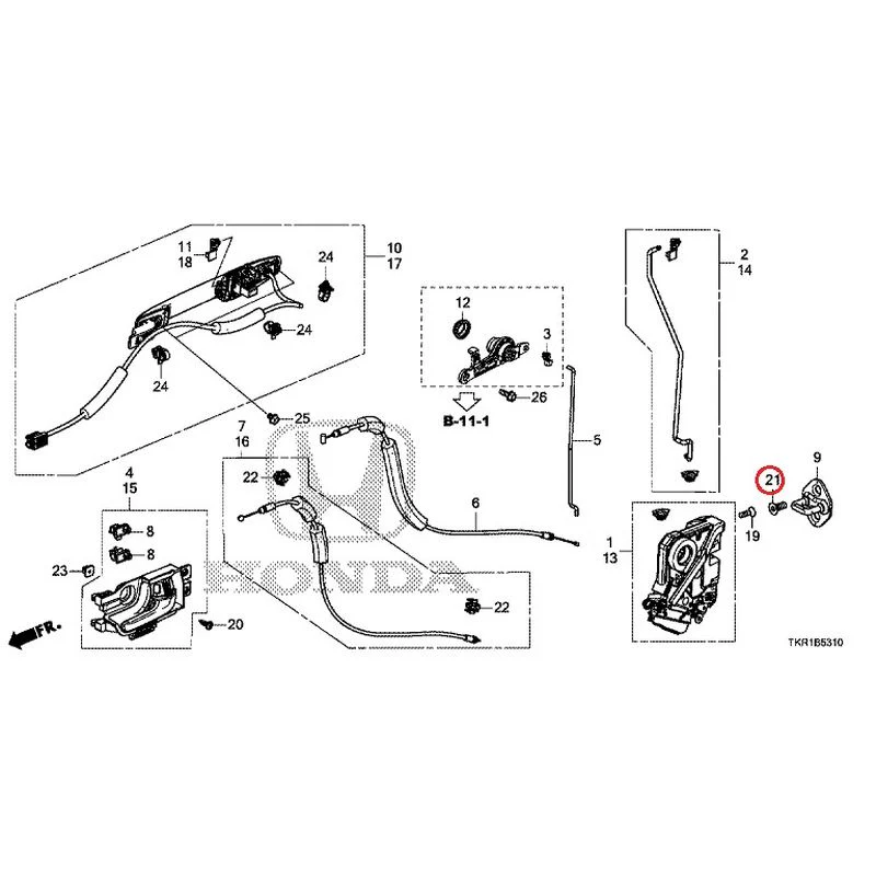 [NEW] JDM HONDA N-WGN JH3 2023 Front Door Locks/Outer Handles GENUINE OEM - Image 33