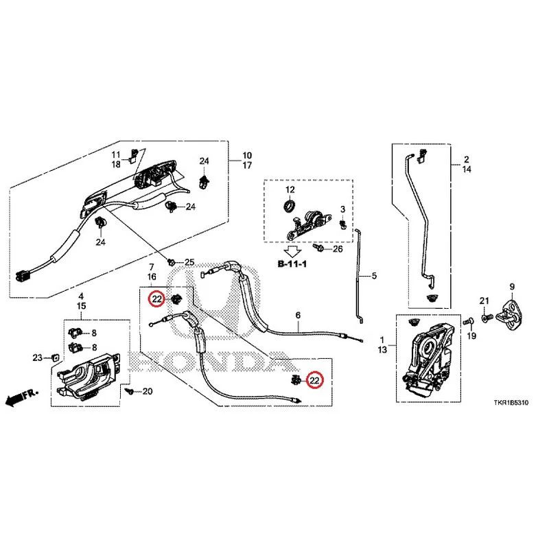 [NEW] JDM HONDA N-WGN JH3 2023 Front Door Locks/Outer Handles GENUINE OEM - Image 34