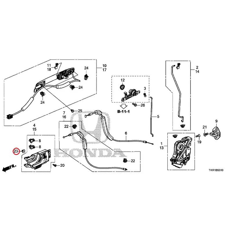 [NEW] JDM HONDA N-WGN JH3 2023 Front Door Locks/Outer Handles GENUINE OEM - Image 35