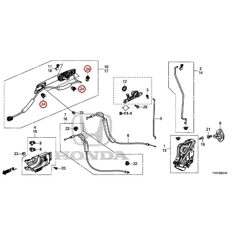 [NEW] JDM HONDA N-WGN JH3 2023 Front Door Locks/Outer Handles GENUINE OEM - Image 36