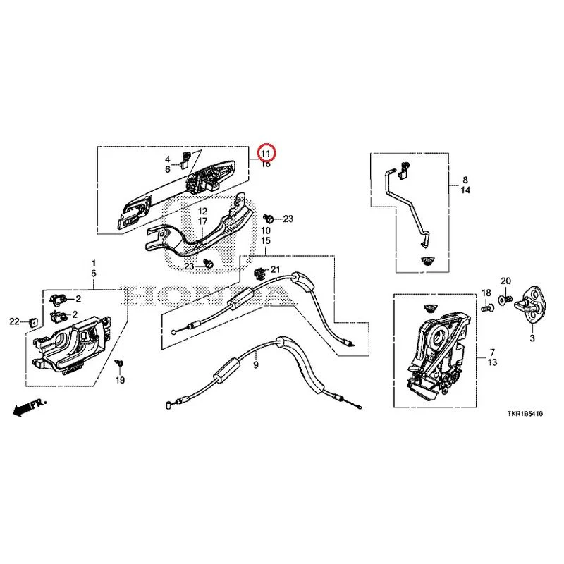 [NEW] JDM HONDA N-WGN JH3 2023 Rear Door Locks/Outer Handles GENUINE OEM - Image 16
