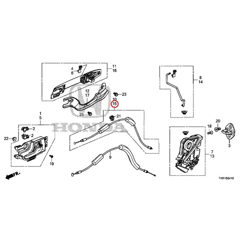 [NEW] JDM HONDA N-WGN JH3 2023 Rear Door Locks/Outer Handles GENUINE OEM - Image 22