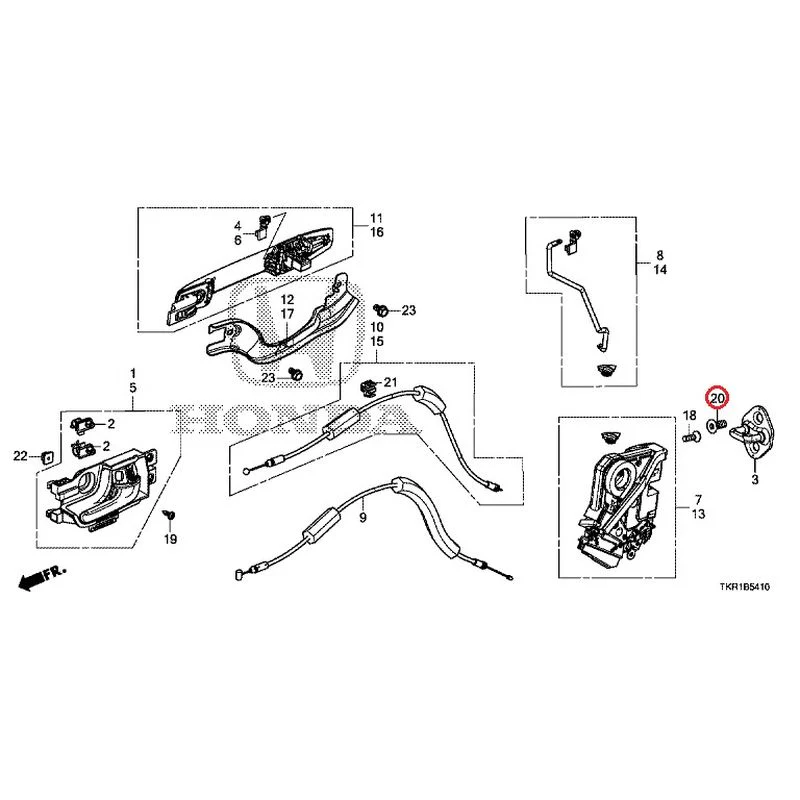 [NEW] JDM HONDA N-WGN JH3 2023 Rear Door Locks/Outer Handles GENUINE OEM - Image 32
