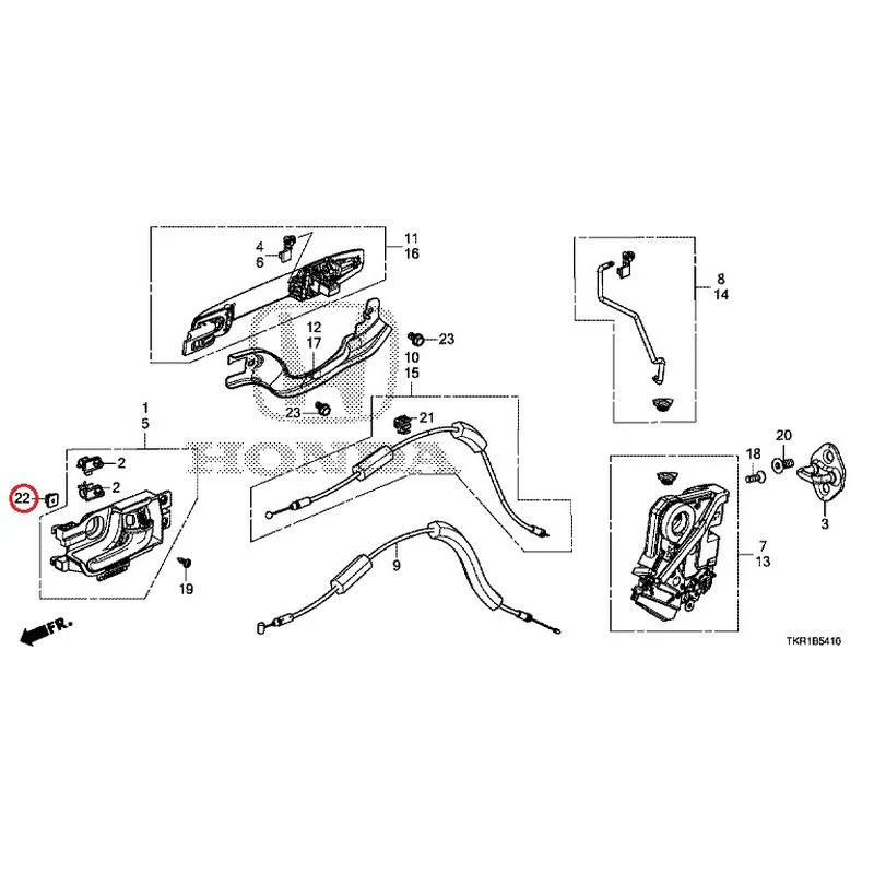 [NEW] JDM HONDA N-WGN JH3 2023 Rear Door Locks/Outer Handles GENUINE OEM - Image 34