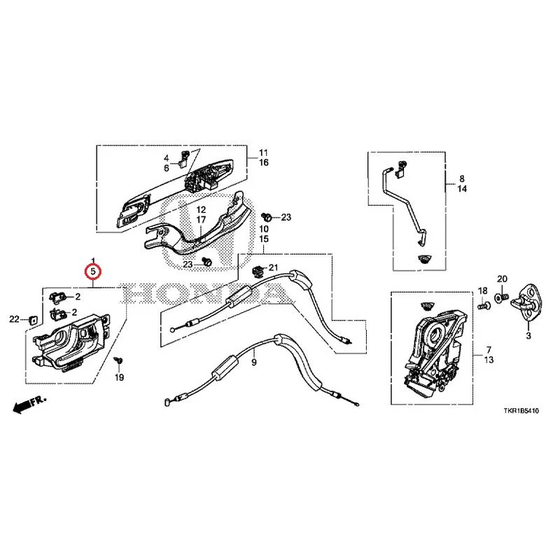 [NEW] JDM HONDA N-WGN JH3 2023 Rear Door Locks/Outer Handles GENUINE OEM - Image 7