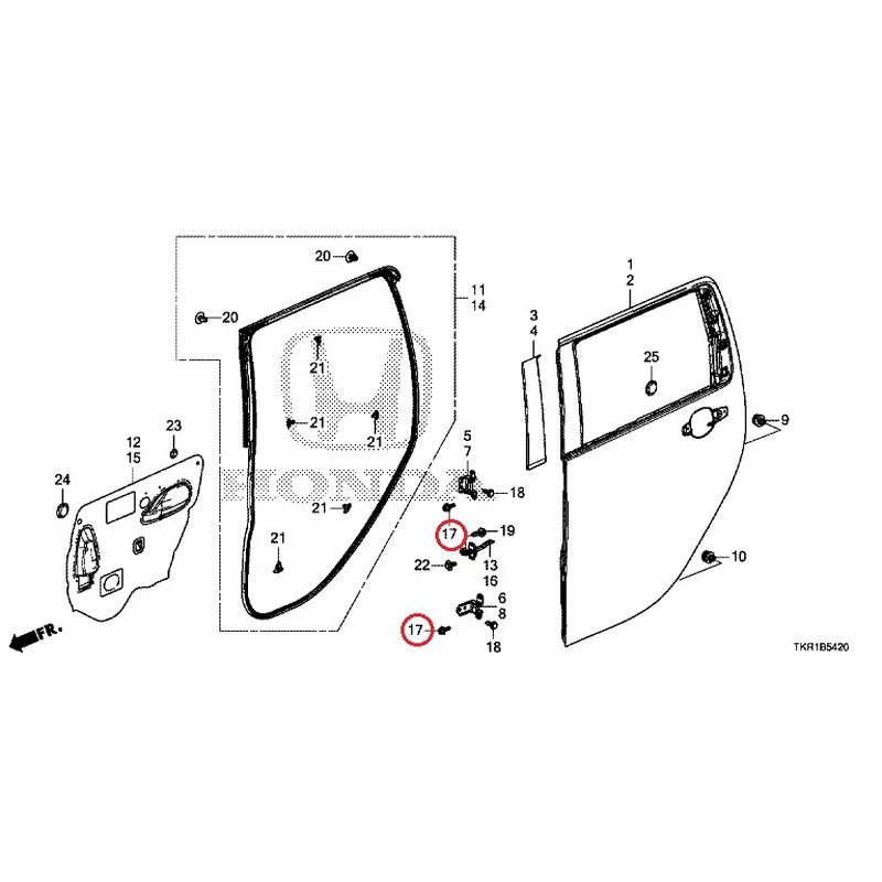 [NEW] JDM HONDA N-WGN JH3 2023 Rear Door Panel GENUINE OEM - Image 19