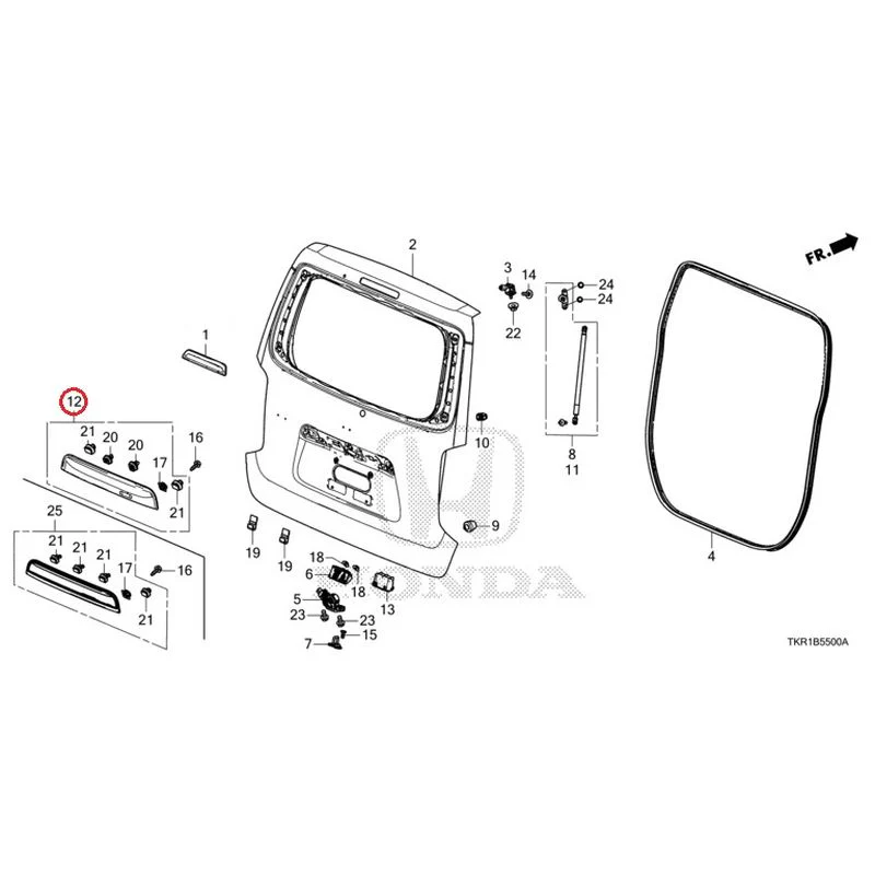 [NEW] JDM HONDA N-WGN JH3 2023 Tailgate (1) GENUINE OEM - Image 18