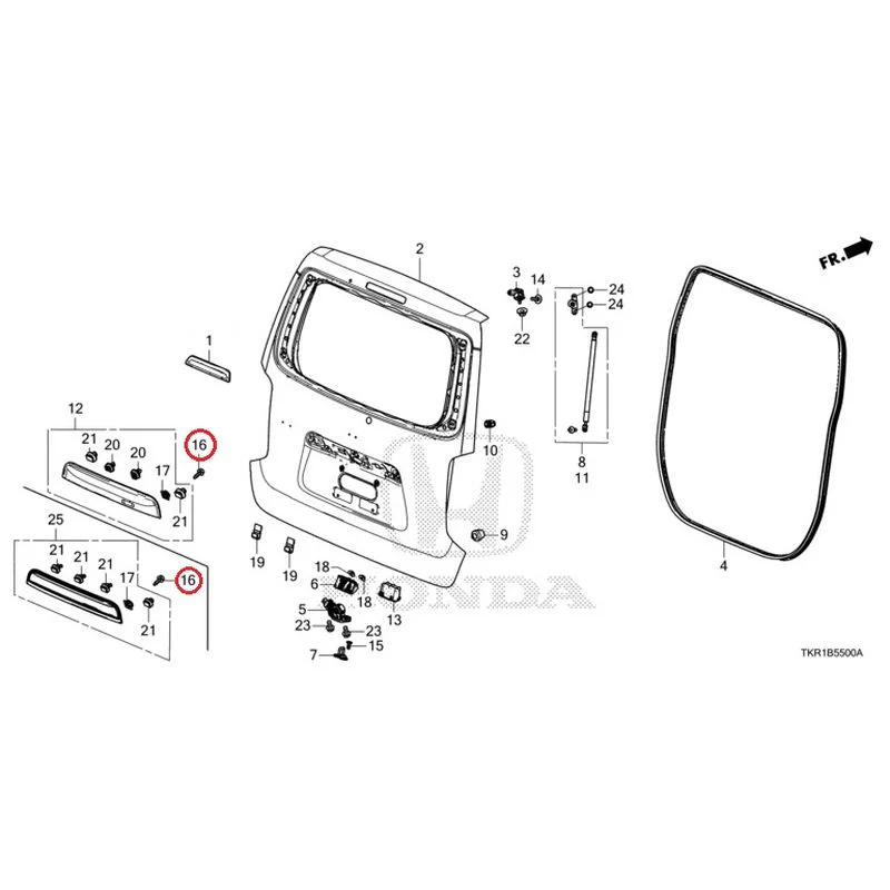 [NEW] JDM HONDA N-WGN JH3 2023 Tailgate (1) GENUINE OEM - Image 22