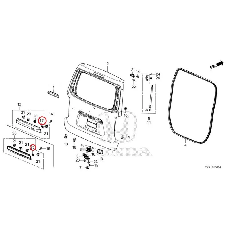 [NEW] JDM HONDA N-WGN JH3 2023 Tailgate (1) GENUINE OEM - Image 23