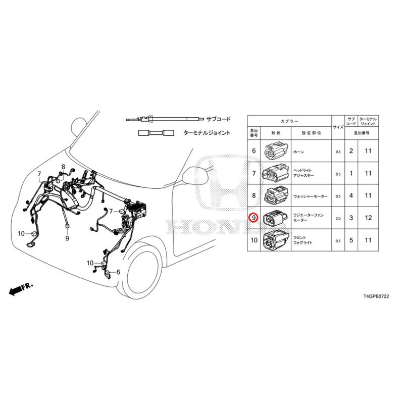 [NEW] JDM HONDA N-ONE JG3 2023 Electrical Connector (Front) GENUINE OEM - Image 10