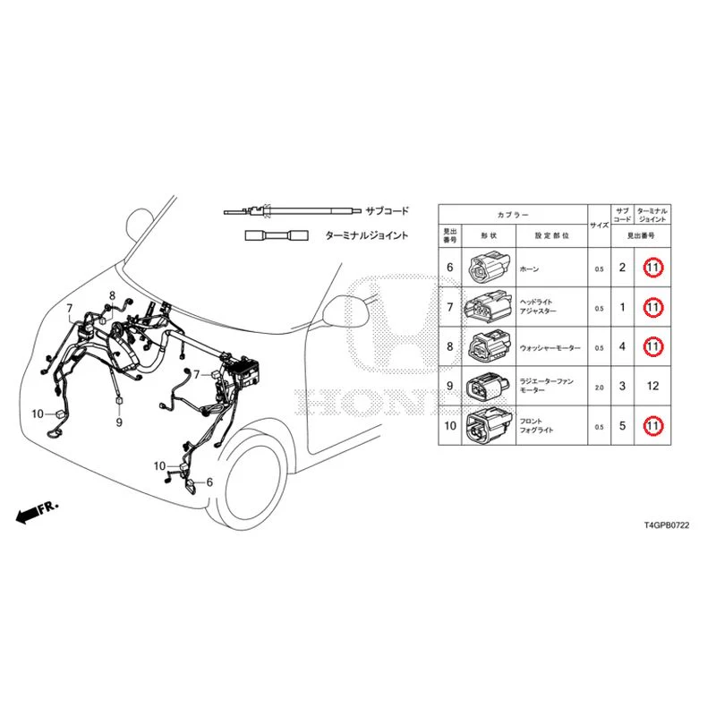 [NEW] JDM HONDA N-ONE JG3 2023 Electrical Connector (Front) GENUINE OEM - Image 12