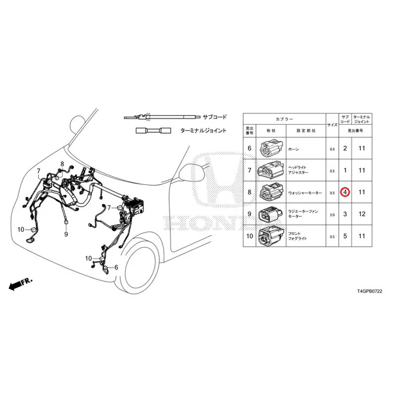 [NEW] JDM HONDA N-ONE JG3 2023 Electrical Connector (Front) GENUINE OEM - Image 5