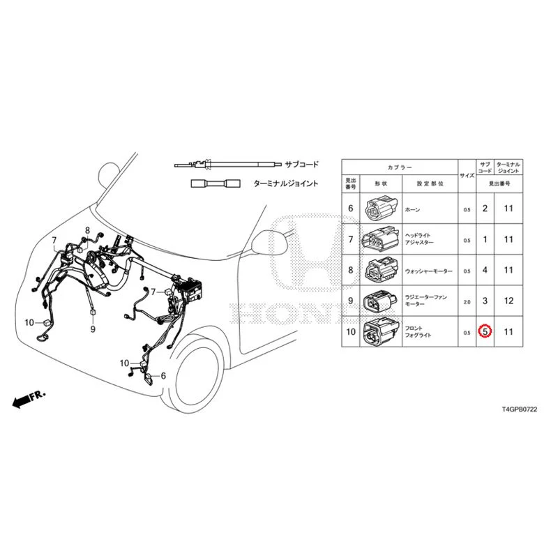 [NEW] JDM HONDA N-ONE JG3 2023 Electrical Connector (Front) GENUINE OEM - Image 6