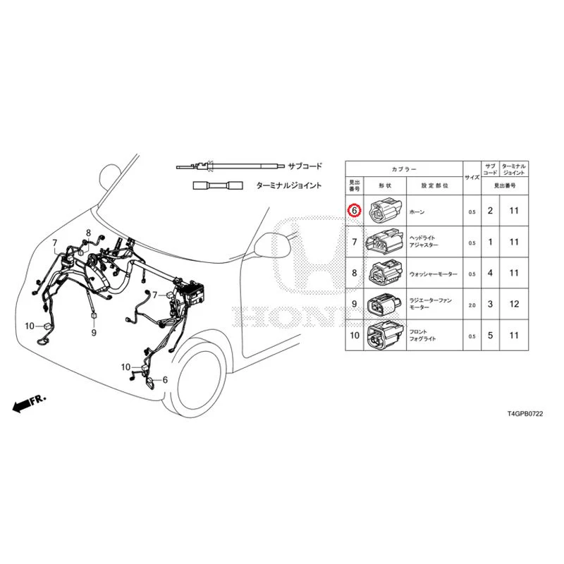 [NEW] JDM HONDA N-ONE JG3 2023 Electrical Connector (Front) GENUINE OEM - Image 7