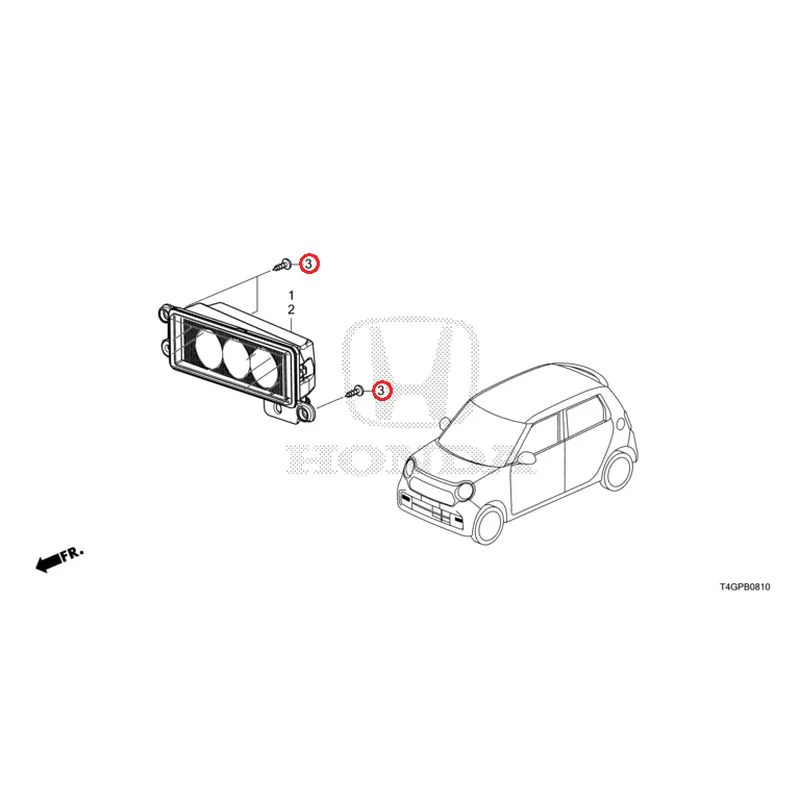 [NEW] JDM HONDA N-ONE JG3 2023 Fog Lights GENUINE OEM - Image 4